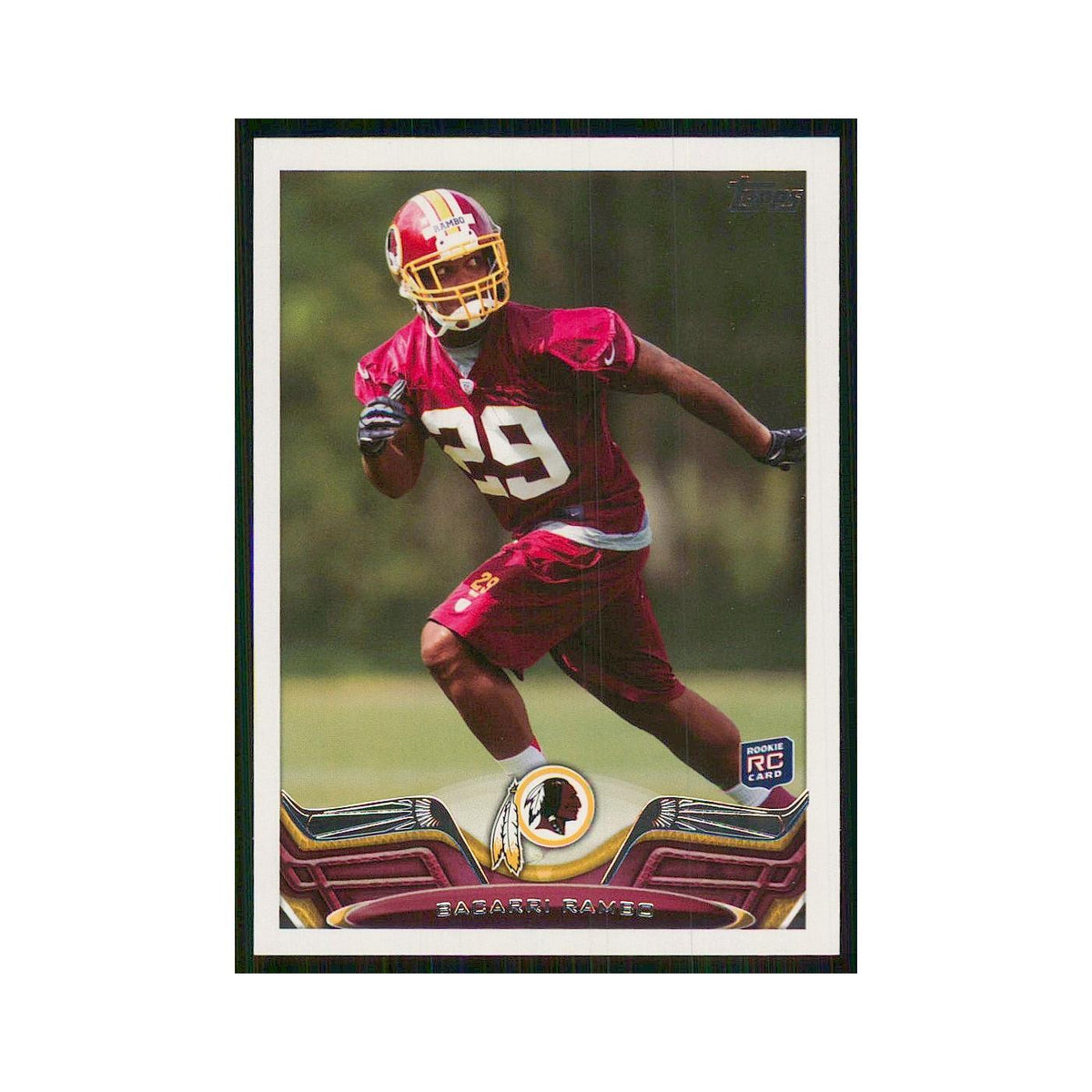 2013 Topps Bacarri Rambo RC Redskins #357