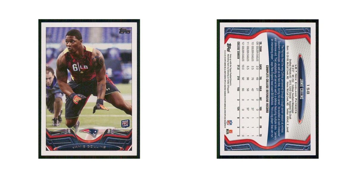 2013 Topps Jamie Collins RC Patriots #158