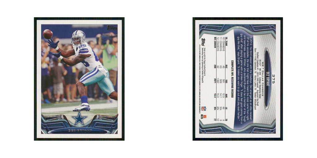 2013 Topps Dez Bryant Cowboys #375