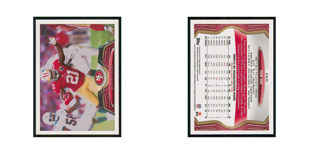 2013 Topps Frank Gore 49ers #260