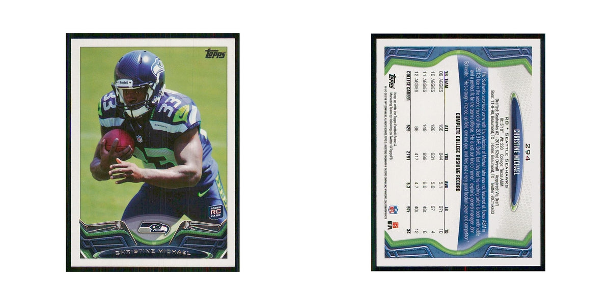 2013 Topps Christine Michael RC Seahawks #294