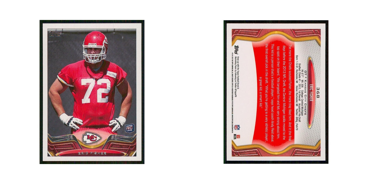 2013 Topps Eric Fisher RC Chiefs #368