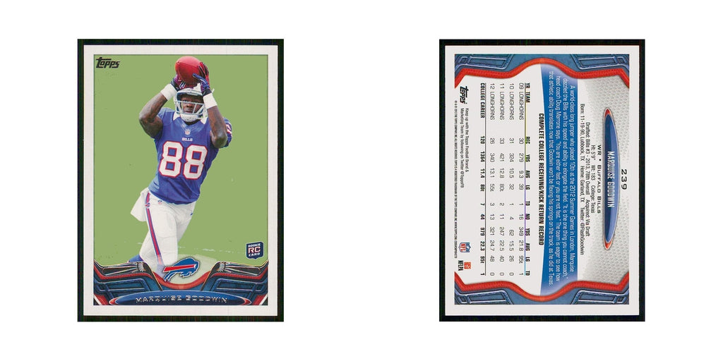 2013 Topps Marquise Goodwin RC Bills #239