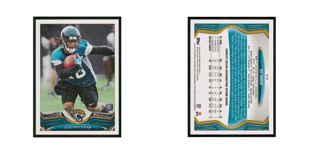 2013 Topps Ace Sanders RC Jaguars #77