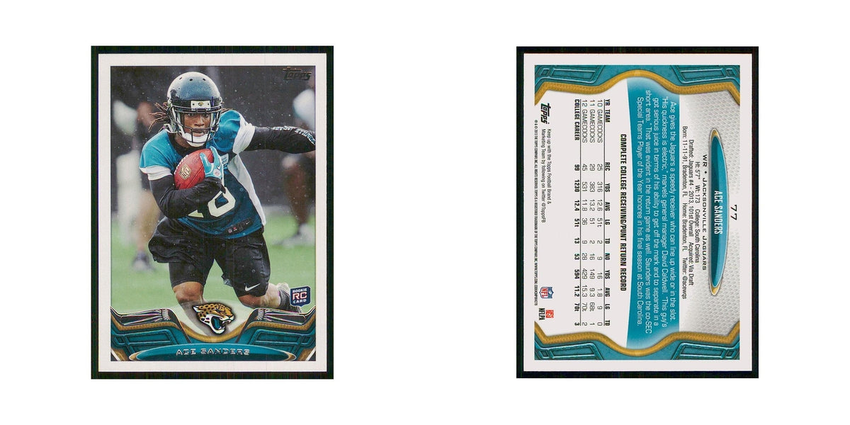 2013 Topps Ace Sanders RC Jaguars #77