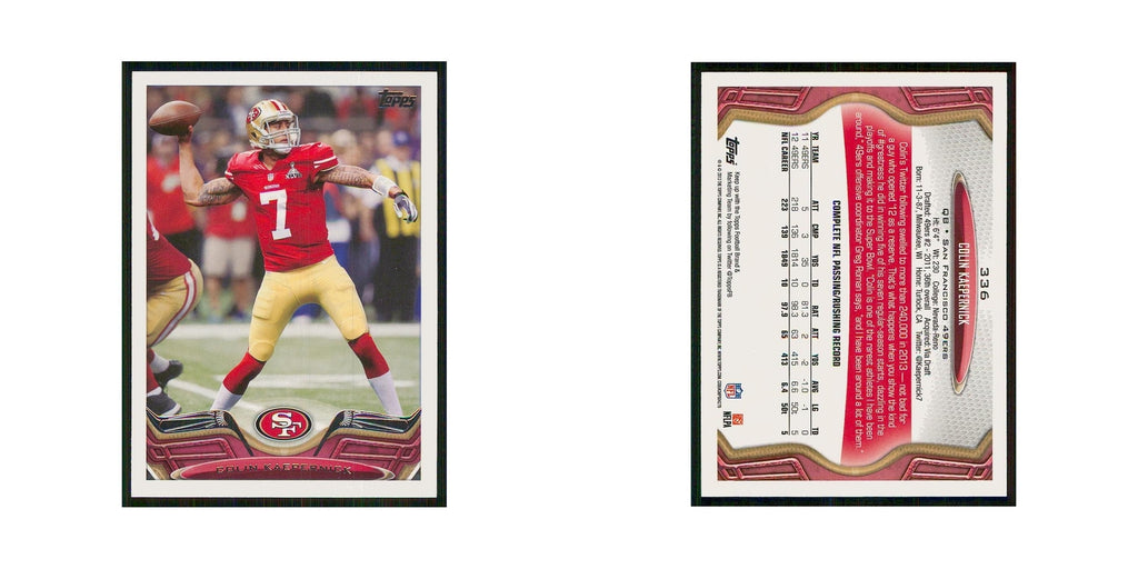 2013 Topps Colin Kaepernick 49ers #336