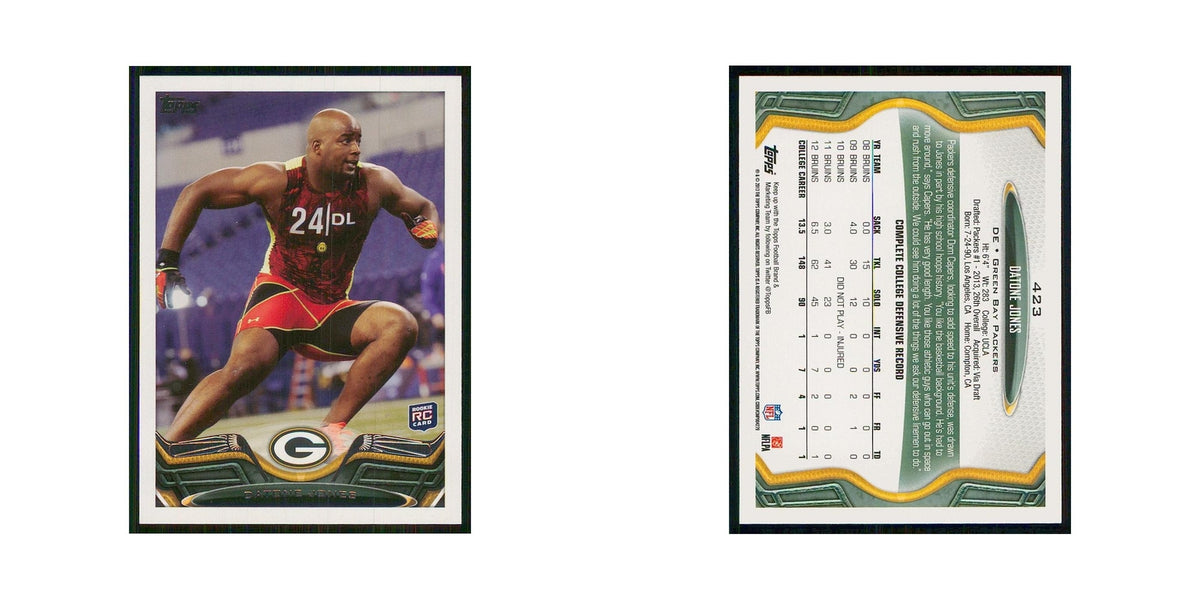 2013 Topps Datone Jones RC Packers #423