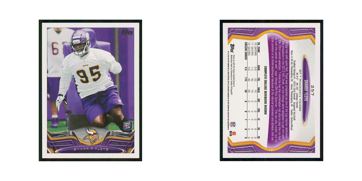 2013 Topps Sharrif Floyd RC Vikings #257