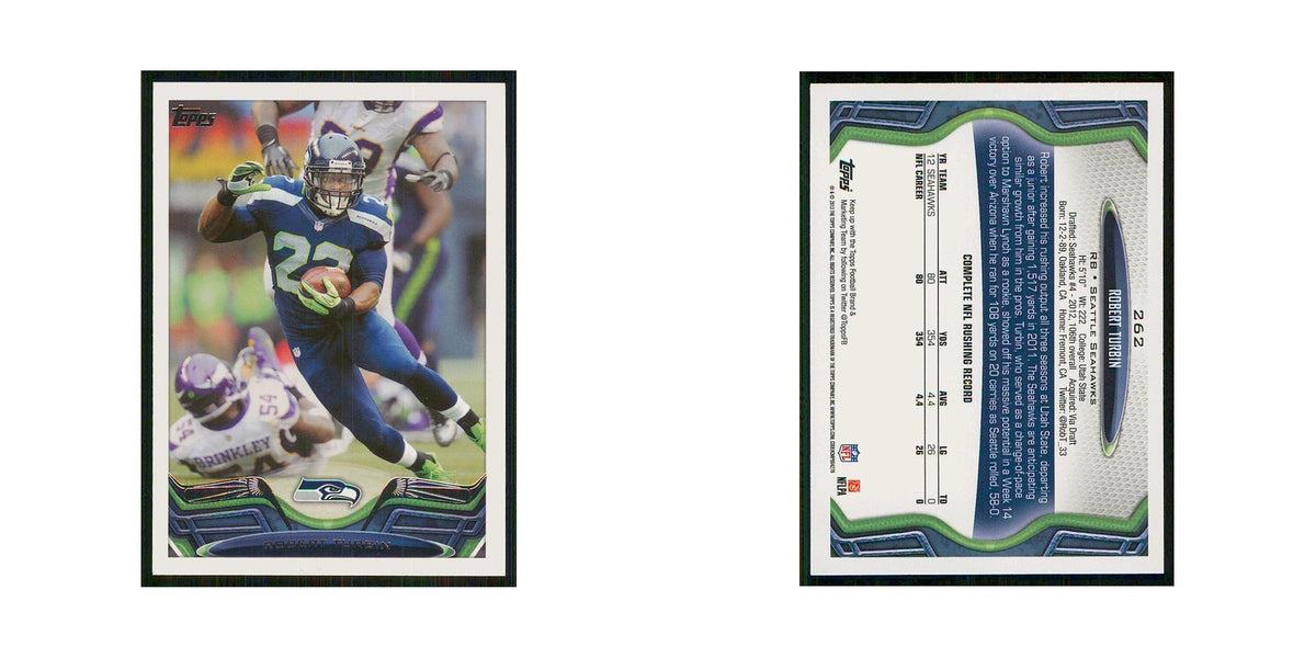 2013 Topps Robert Turbin Seahawks #262