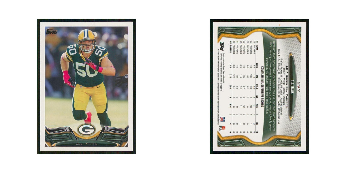 2013 Topps A.J. Hawk Packers #297