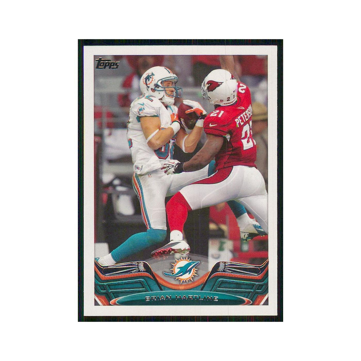 2013 Topps Brian Hartline Dolphins #382