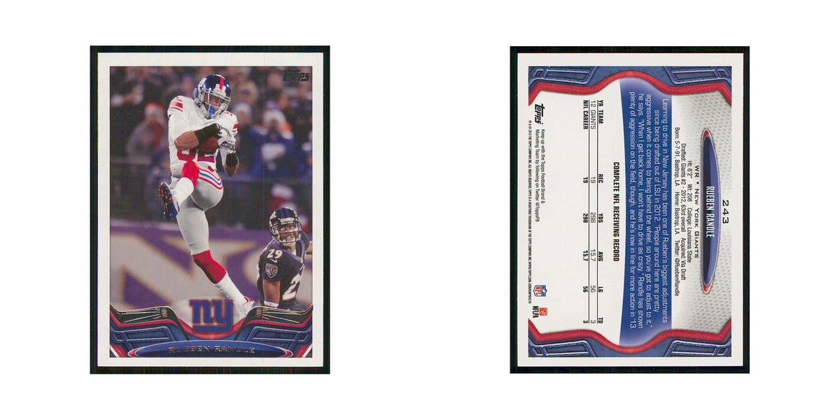 2013 Topps Rueben Randle Giants #243
