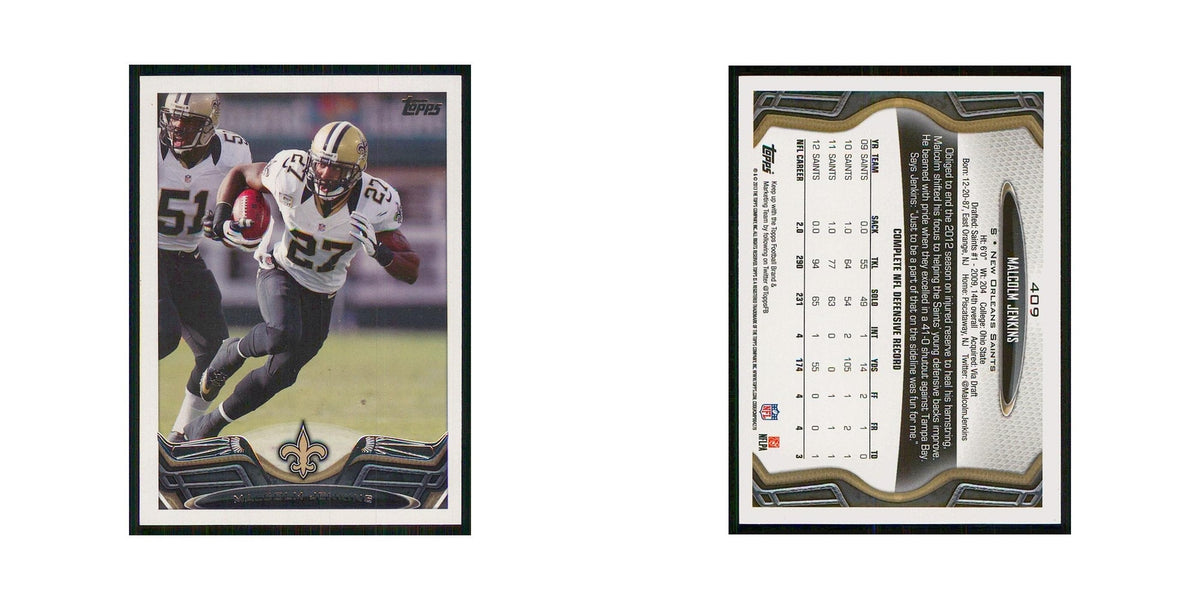 2013 Topps Malcolm Jenkins Saints #409