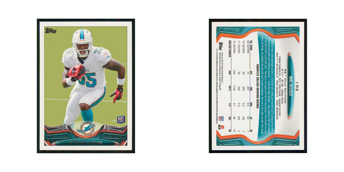 2013 Topps Mike Gillislee RC Dolphins #192