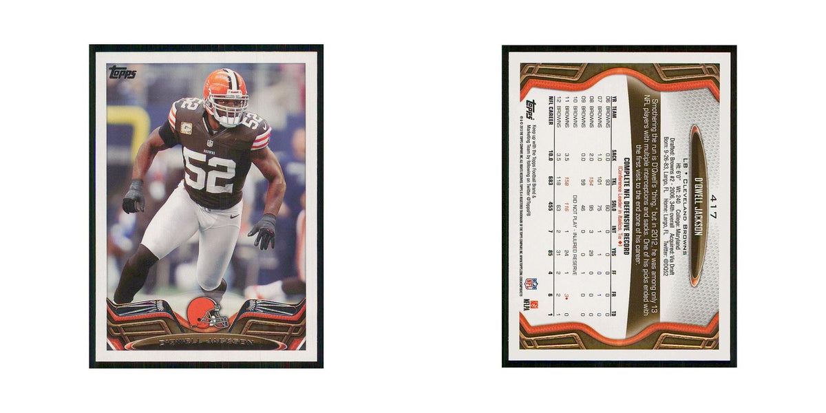 2013 Topps D'Qwell Jackson Browns #417