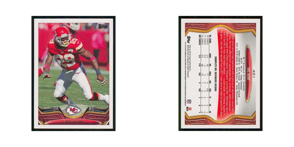 2013 Topps Eric Berry Chiefs #401