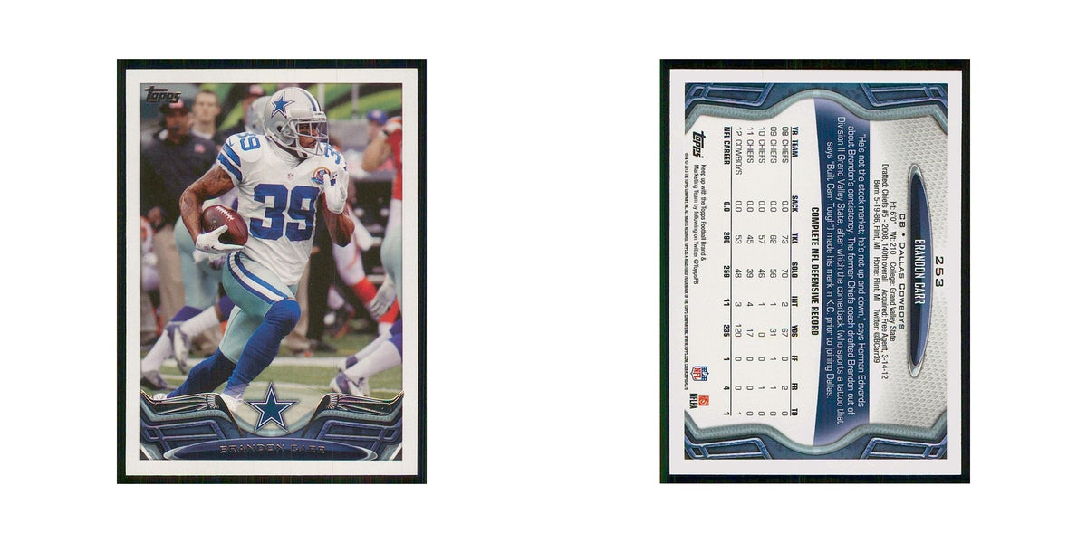 2013 Topps Brandon Carr Cowboys #253
