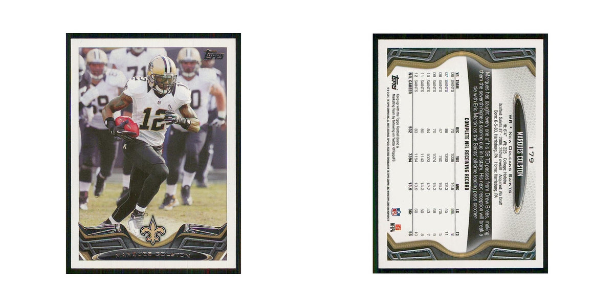 2013 Topps Marques Colston Saints #179