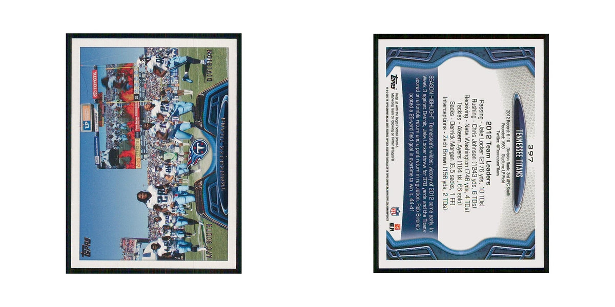 2013 Topps Tennessee Titans Titans #397