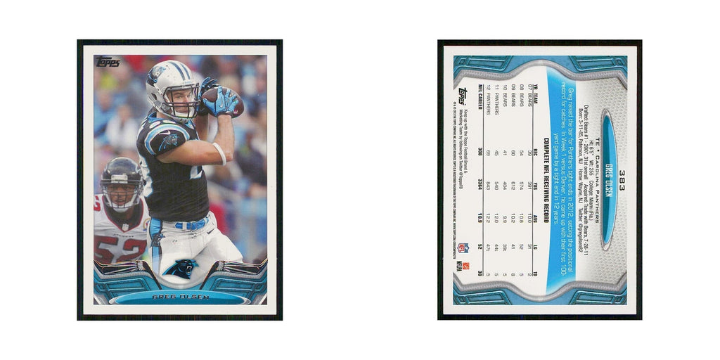 2013 Topps Greg Olsen Panthers #383
