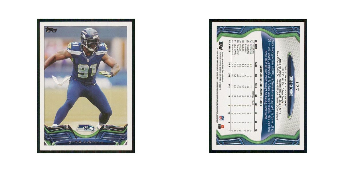 2013 Topps Chris Clemons Seahawks #177