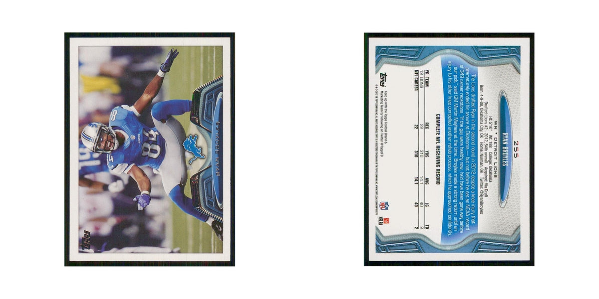 2013 Topps Ryan Broyles Lions #255