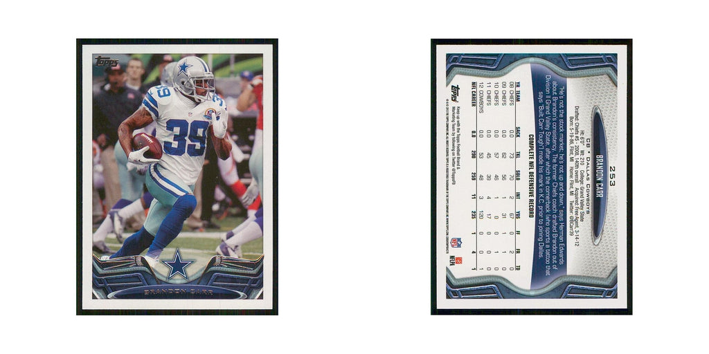 2013 Topps Brandon Carr Cowboys #253
