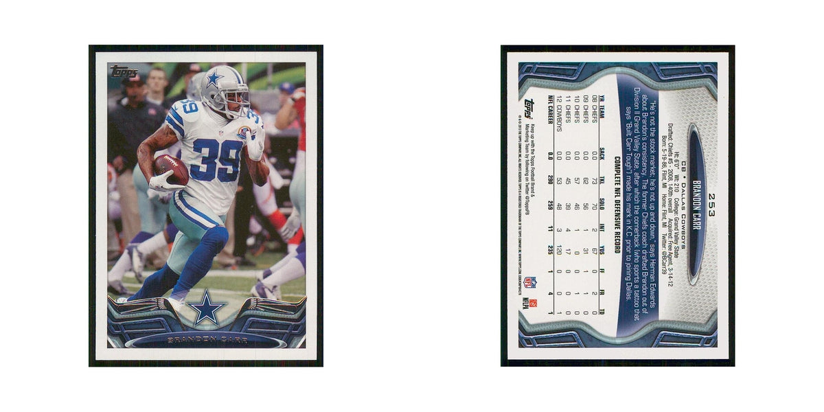 2013 Topps Brandon Carr Cowboys #253