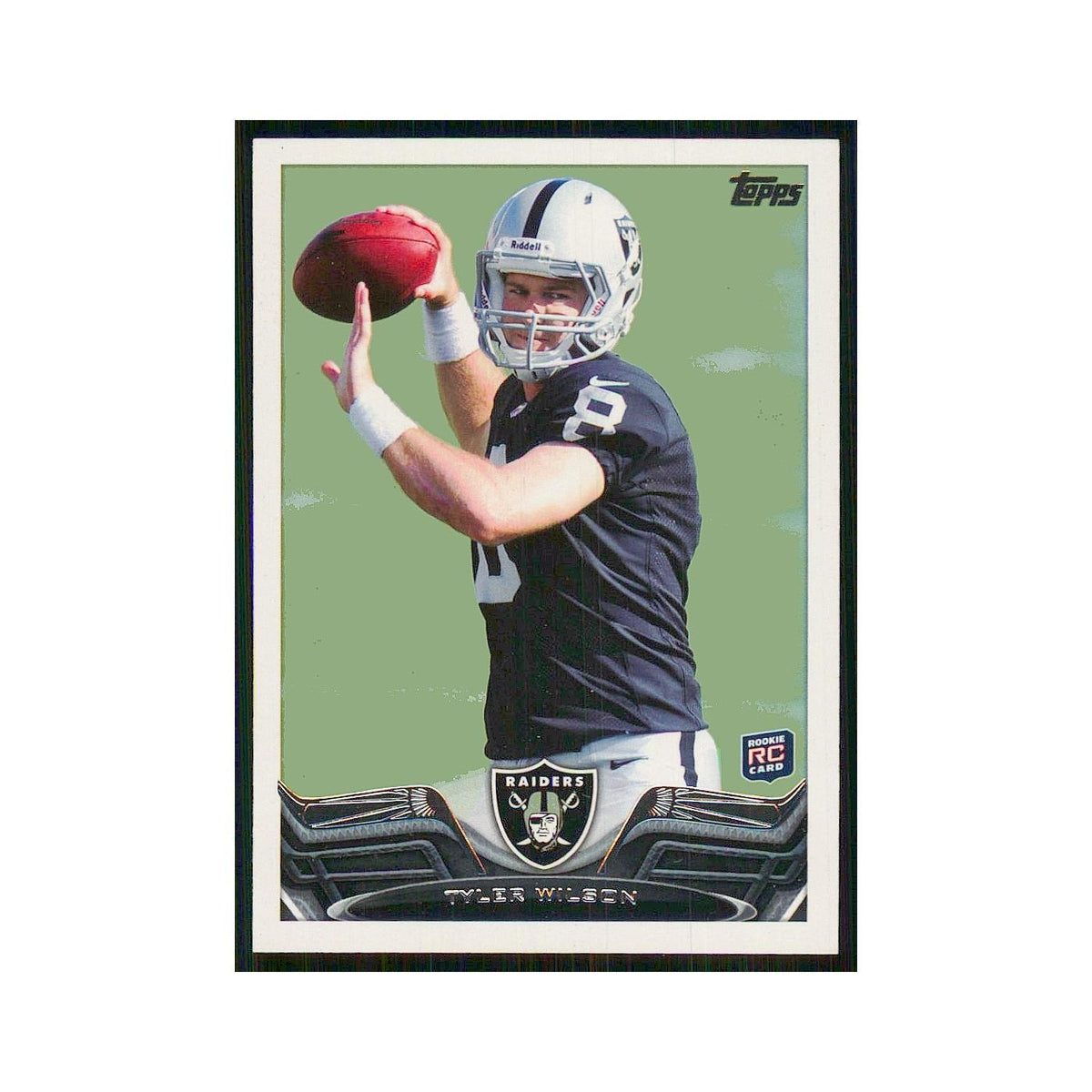 2013 Topps Tyler Wilson RC Raiders #332