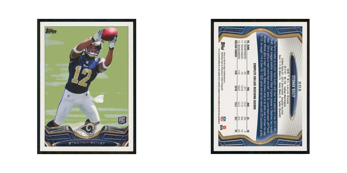 2013 Topps Stedman Bailey RC St. Louis Rams #202