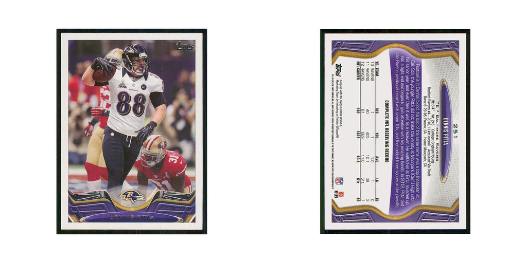 2013 Topps Dennis Pitta Ravens #251