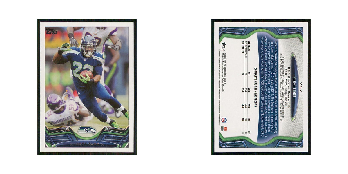 2013 Topps Robert Turbin Seahawks #262