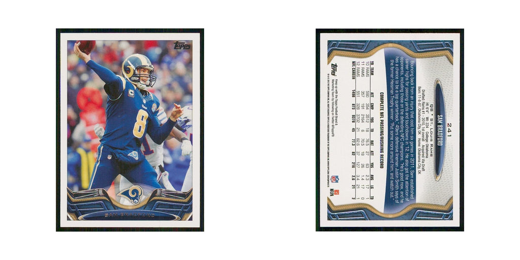 2013 Topps Sam Bradford St. Louis Rams #241