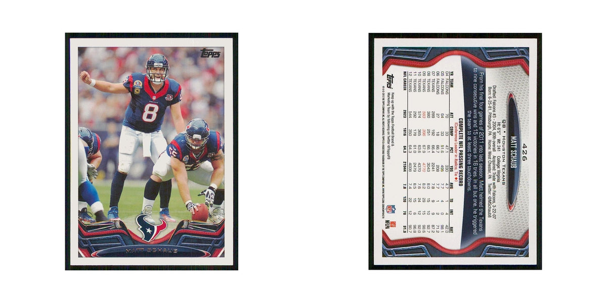 2013 Topps Matt Schaub Texans #426