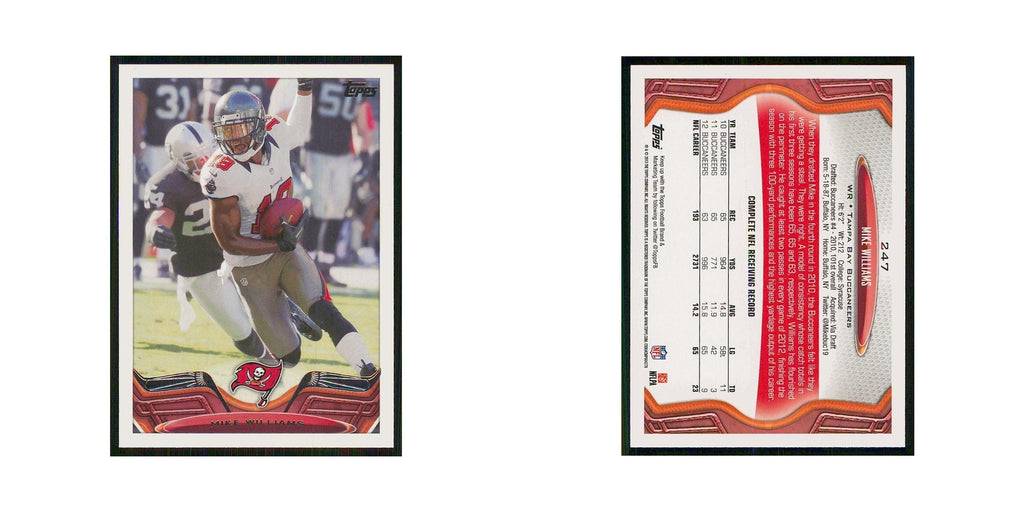 2013 Topps Mike Williams Buccaneers #247