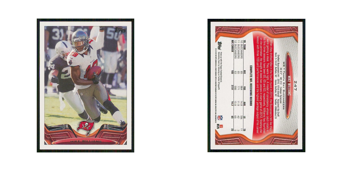 2013 Topps Mike Williams Buccaneers #247
