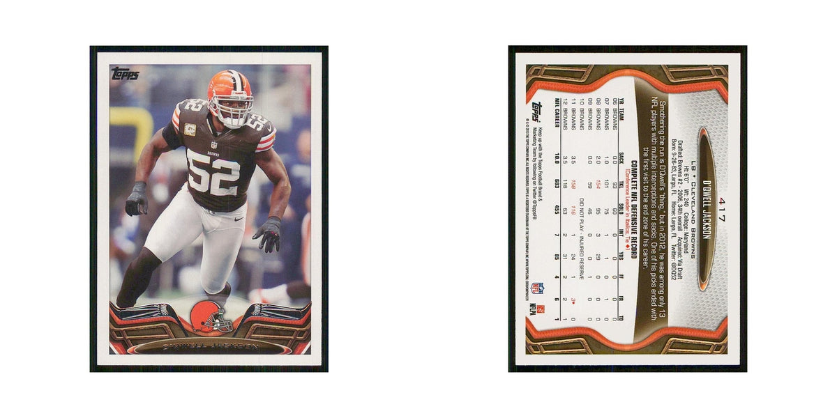 2013 Topps D'Qwell Jackson Browns #417