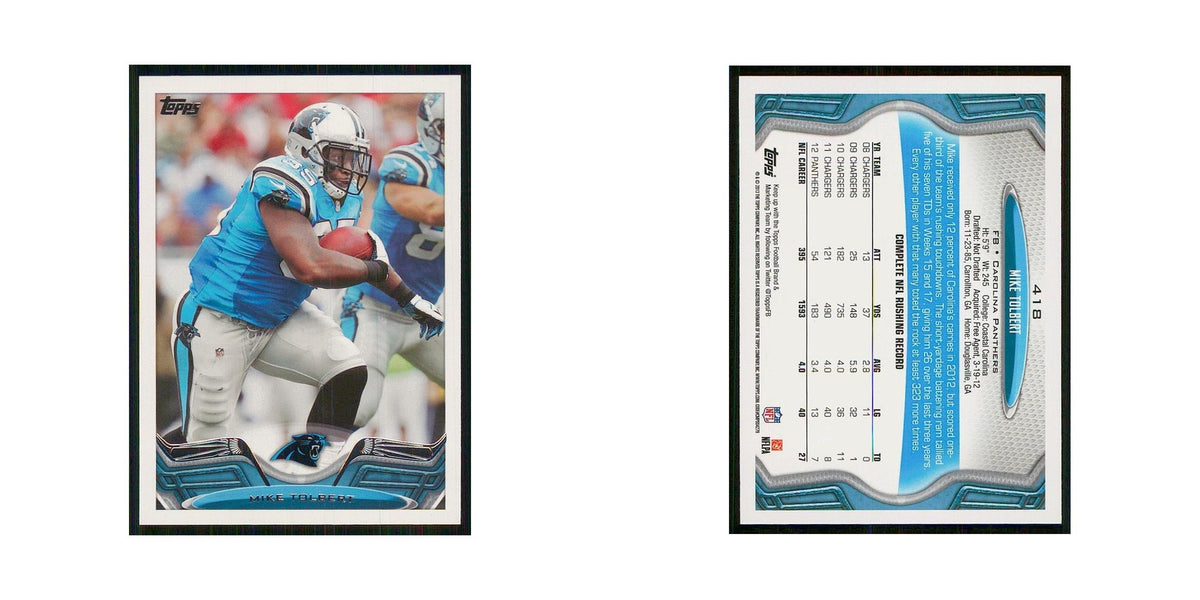 2013 Topps Mike Tolbert Panthers #418