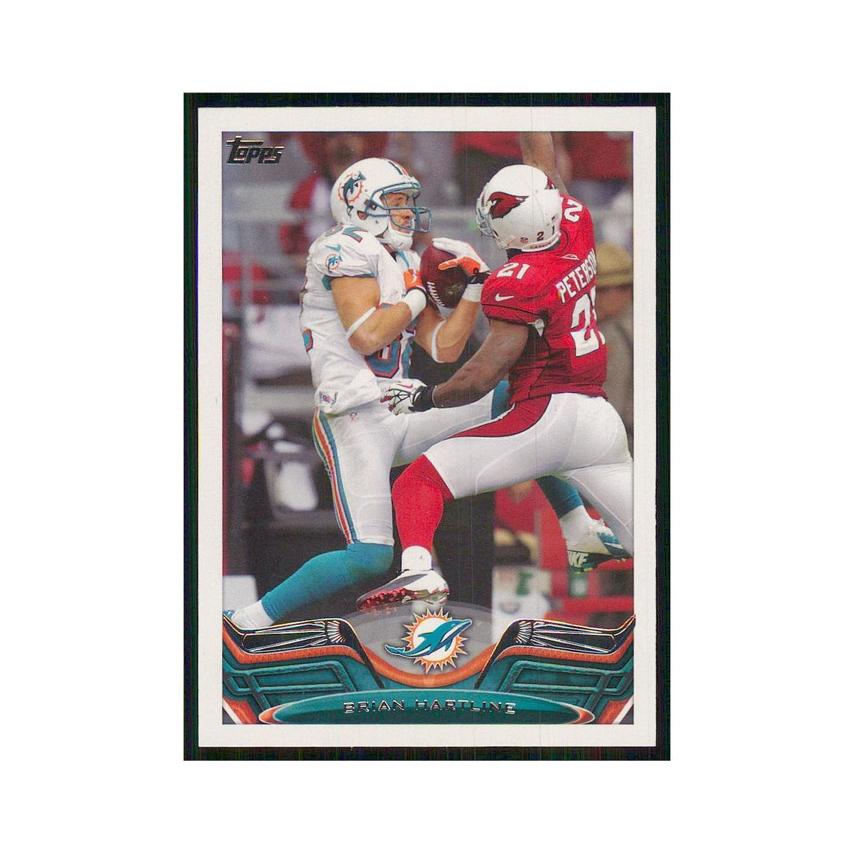 2013 Topps Brian Hartline Dolphins #382