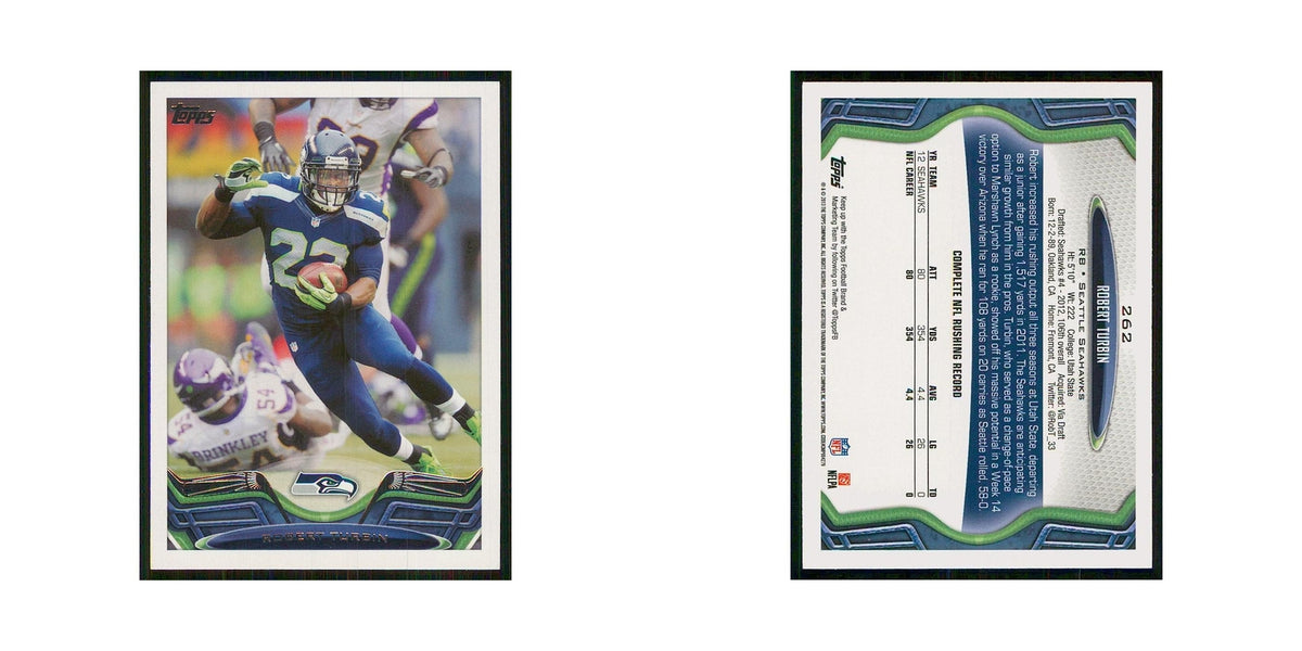 2013 Topps Robert Turbin Seahawks #262