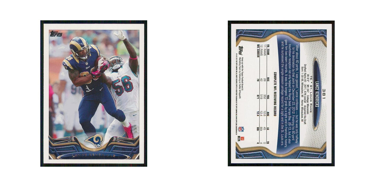 2013 Topps Lance Kendricks St. Louis Rams #381