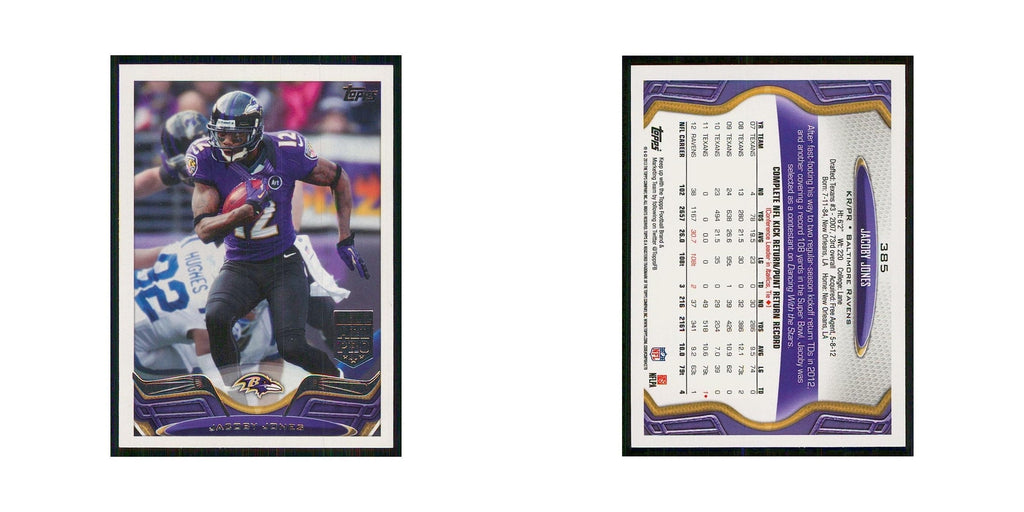 2013 Topps Jacoby Jones Ravens #385