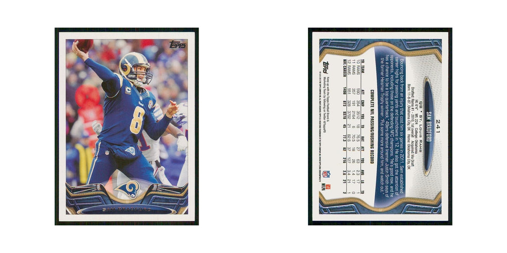 2013 Topps Sam Bradford St. Louis Rams #241