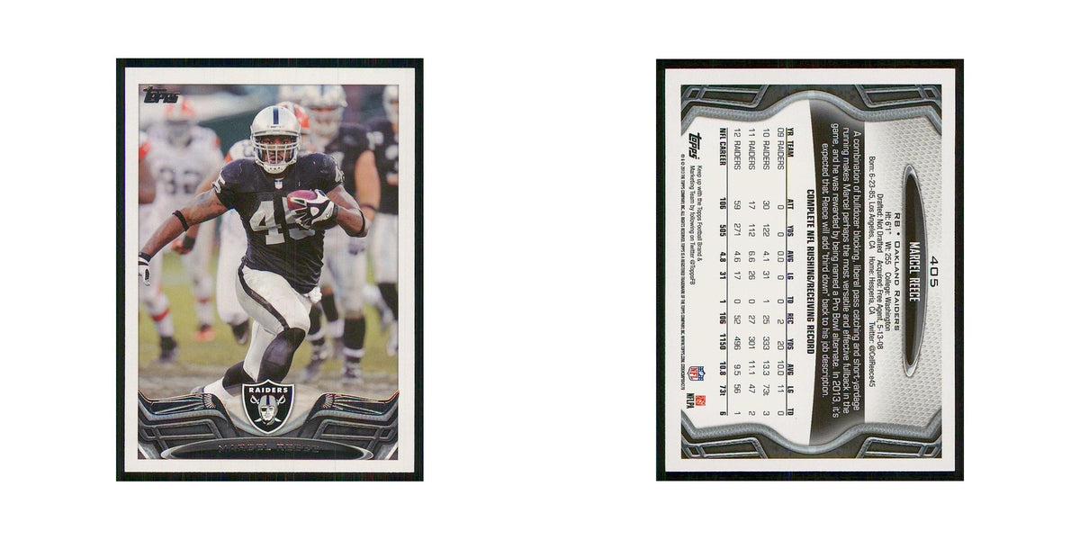 2013 Topps Marcel Reece Raiders #405