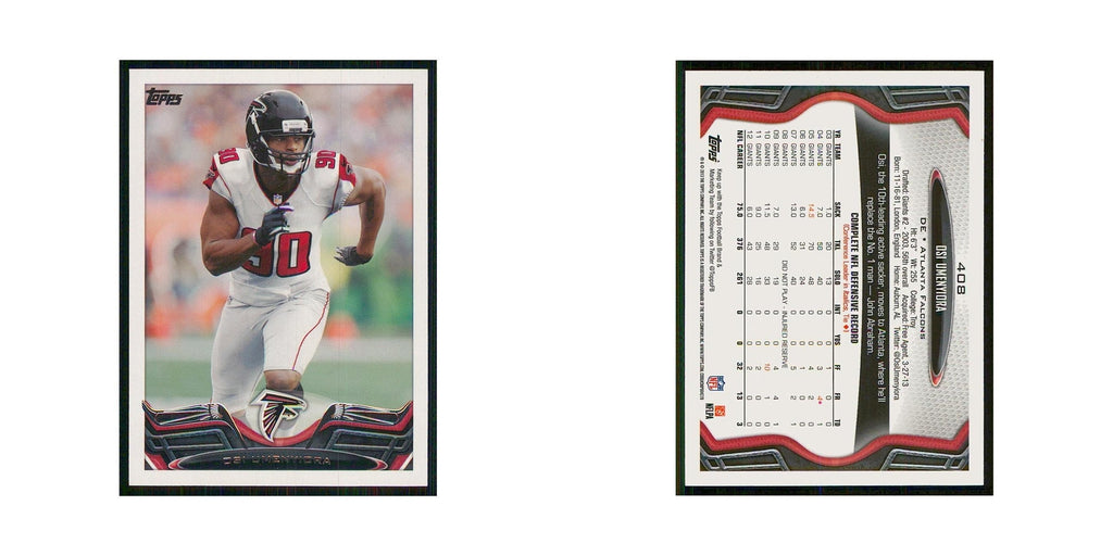 2013 Topps Osi Umenyiora Falcons #408