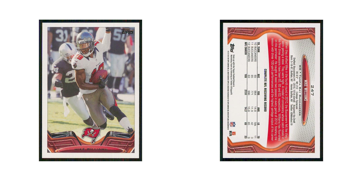 2013 Topps Mike Williams Buccaneers #247