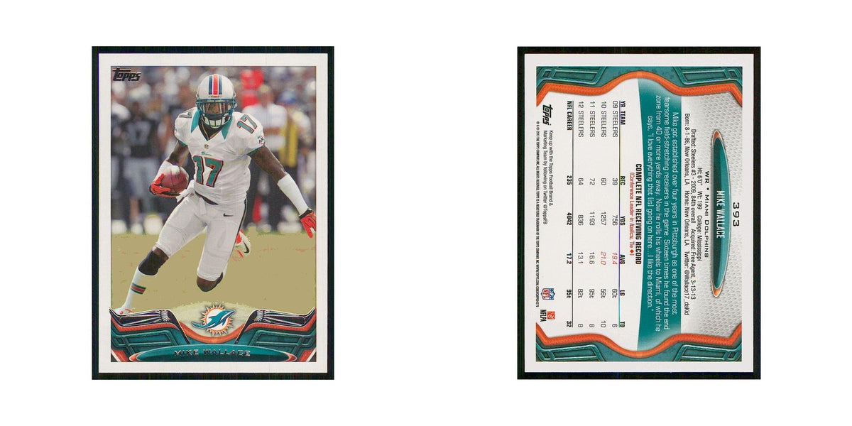 2013 Topps Mike Wallace Dolphins #393