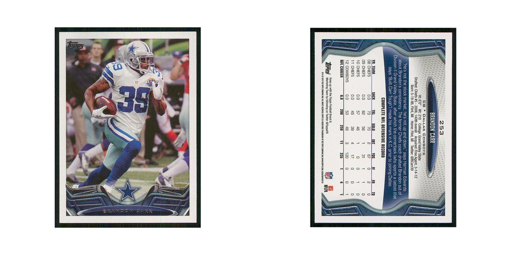 2013 Topps Brandon Carr Cowboys #253