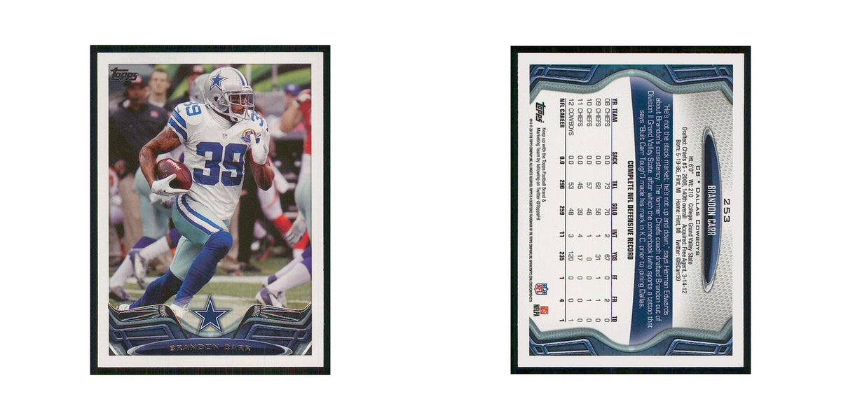 2013 Topps Brandon Carr Cowboys #253