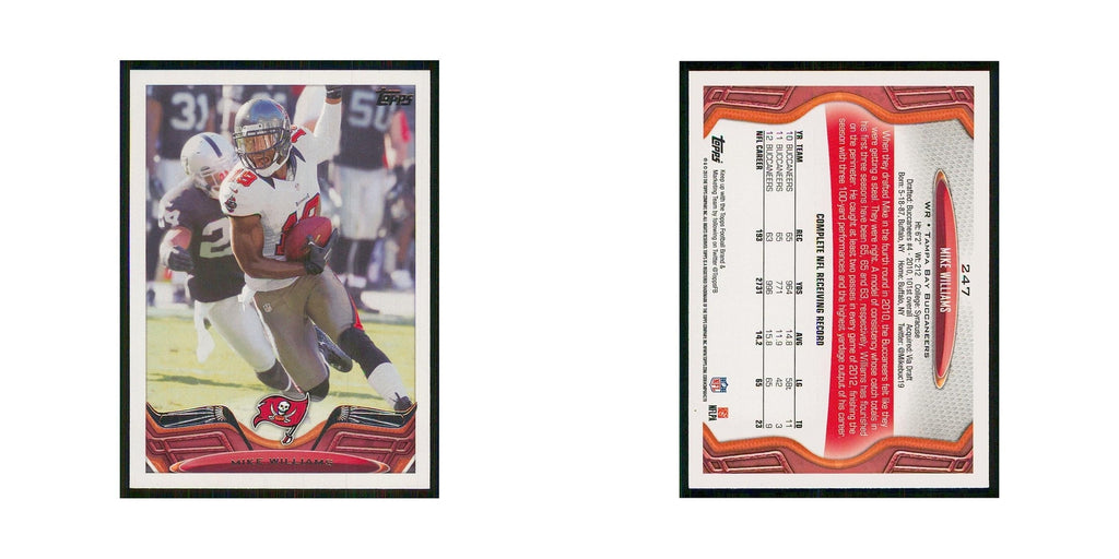 2013 Topps Mike Williams Buccaneers #247